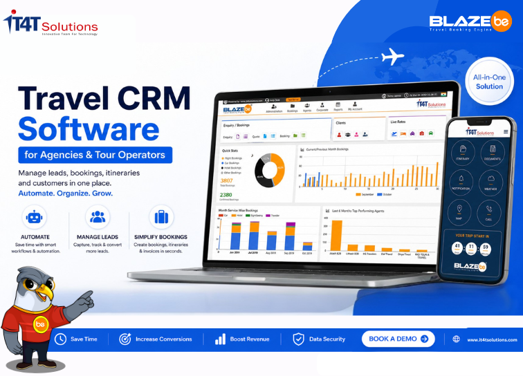 All-in-One Travel CRM Software for Agencies & Tour Operators | IT4T Solutions