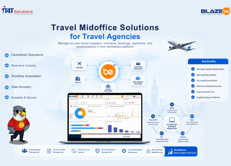 Travel Mid Office Solution for Travel Agencies & Tour Operators